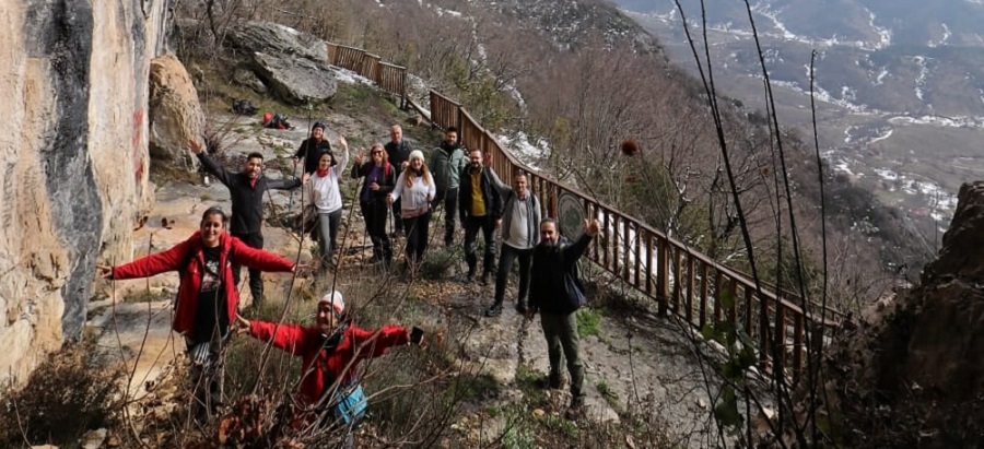 Küre Dağları Milli Parkı, kış aylarında da doğaseverlerin ilgisini çekmeyi başarıyor.