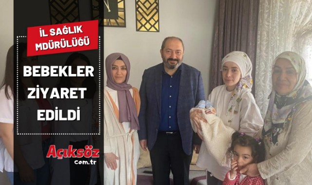 Kastamonu'da bebekler ziyaret edildi;