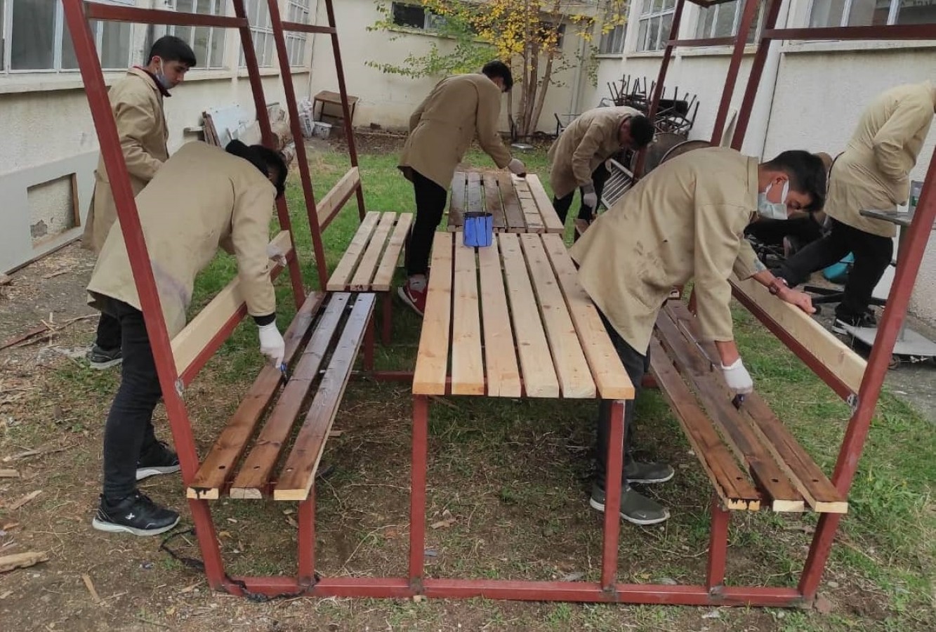 Kamelyalar, MYO öğrencilerinin hizmete sunuldu;