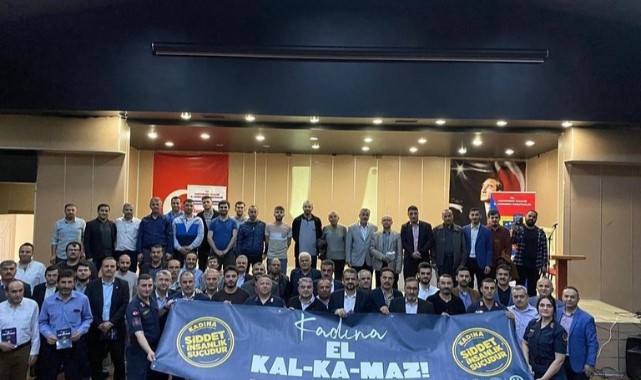 Araç'ta 'Kadına El Kalkamaz' eğitimi'Kadına El Kalkamaz' eğitimi;