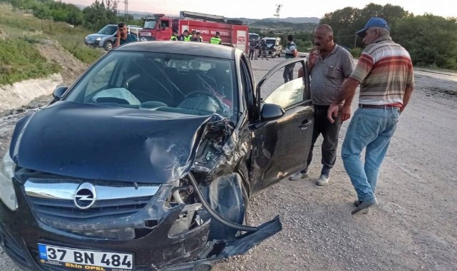 Taşköprü'de kaza: 10 yaralı;