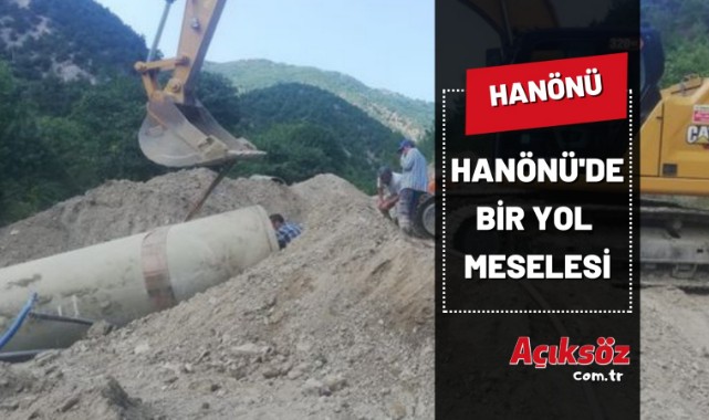 Hanönü'de bir yol meselesi;