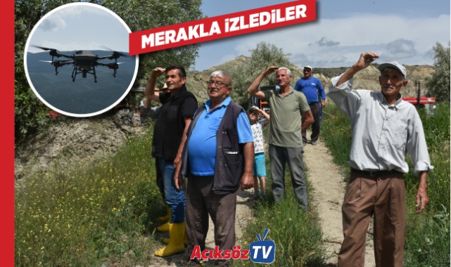 Tosya’da çeltik tarlaları ZİHA ile ilaçlandı;