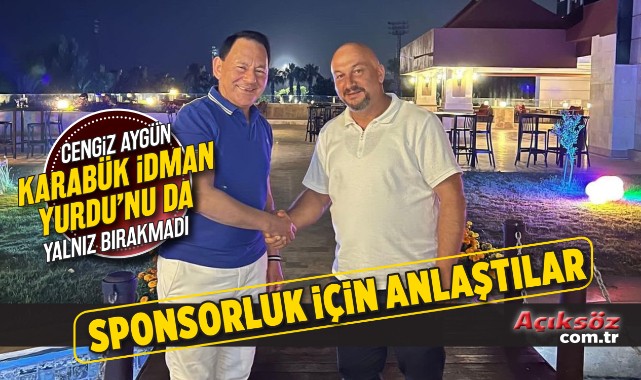 Cengiz Aygün'den Karabük İdman Yurdu'na büyük destek;