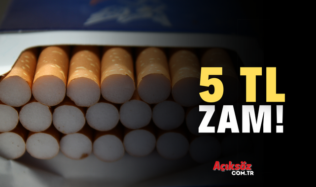 Sigaraya yine zam!;