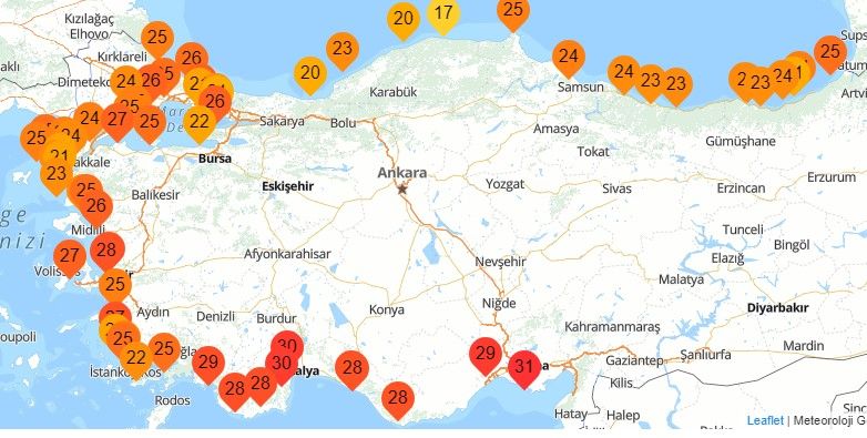 Kastamonu sahili donuyor!;