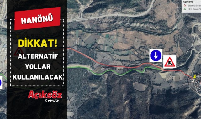 Sürücülerin dikkatine! Alternatif yollar kullanılacak;