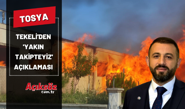Yanan fabrikada yaralar sarılmalı;