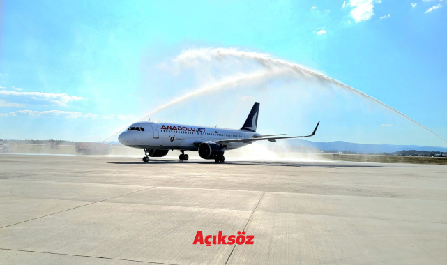 AnadoluJet de, Kastamonu Havalimanı’na siftah yaptı;