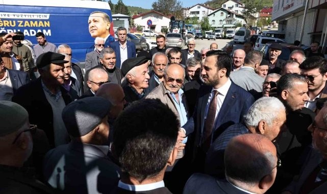 Kastamonulular Özdemir'e yoğun ilgi gösterdi;