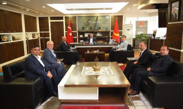 Başkan Tiryakioğlu'ndan Galip Başkan'a ziyaret;