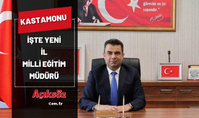 Yeni İl Milli Eğitim Müdürü belli oldu;