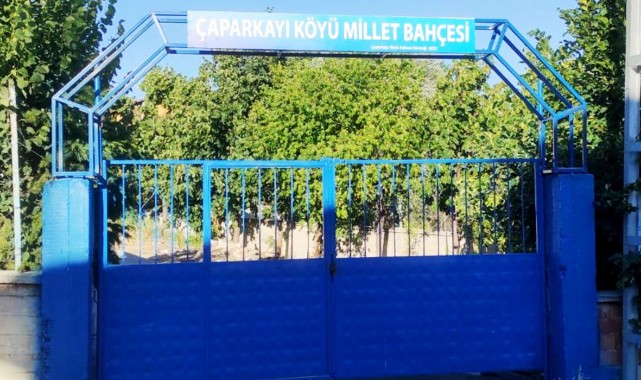 Türkiye’de bir ilk: 200 nüfuslu köye millet bahçesi yaptılar;
