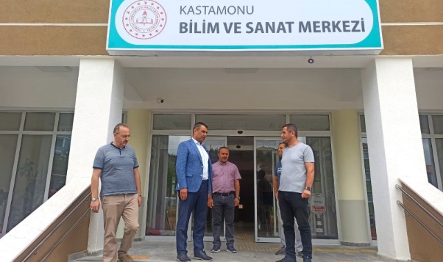 İl Müdürü Gümüş'ten Bilim Sanat Merkezi'ne yakın mercek;