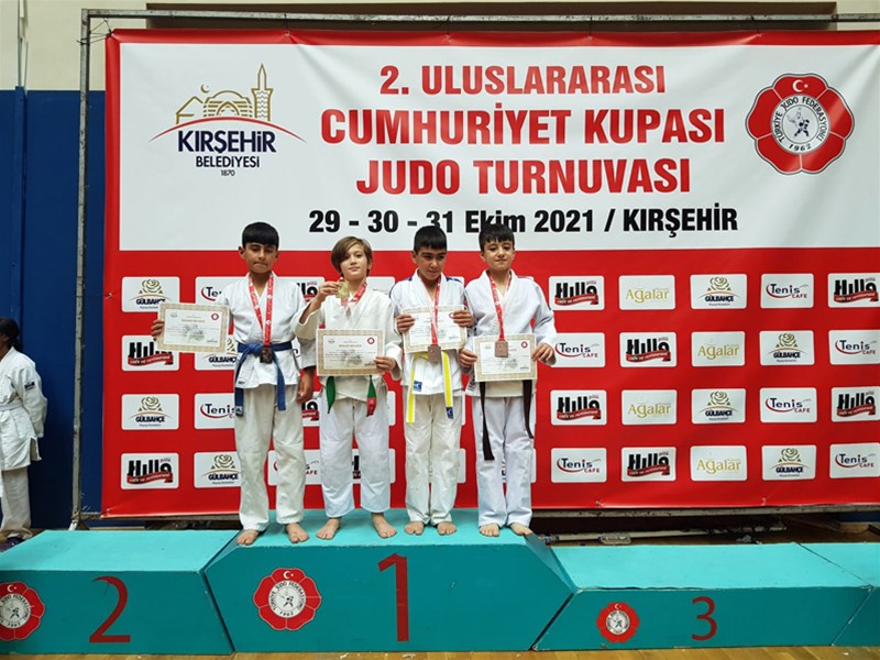 Minik judocu bronz madalya kazandı;