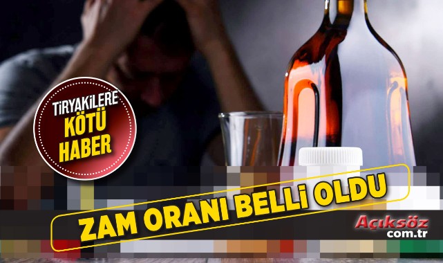 Sigara ve alkole gelecek zam oranı belli oldu;