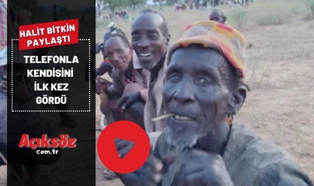 Telefonla kendisini ilk kez gördü: İşte o görüntü [VİDEO HABER];