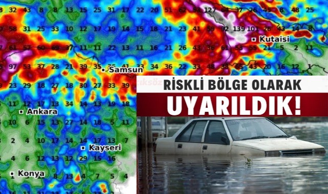 Kastamonu için sel uyarısı!;