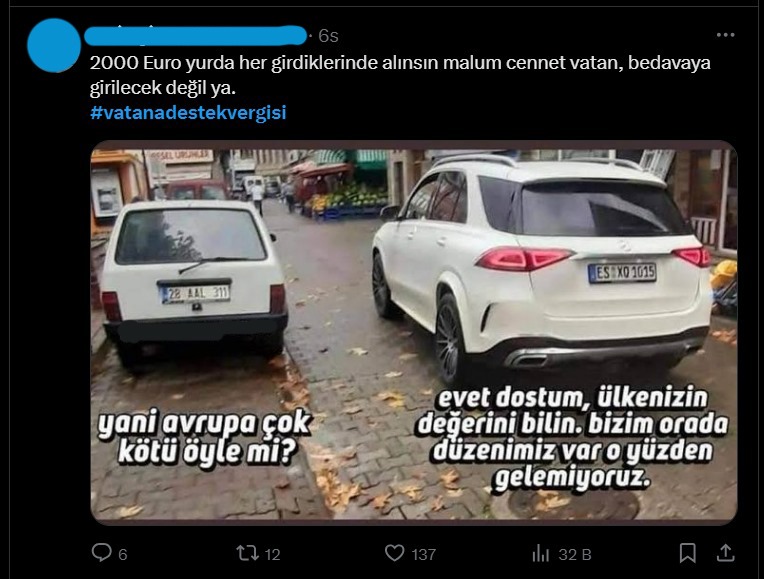Cennet Vatana Destek Vergisi’ iddiası;