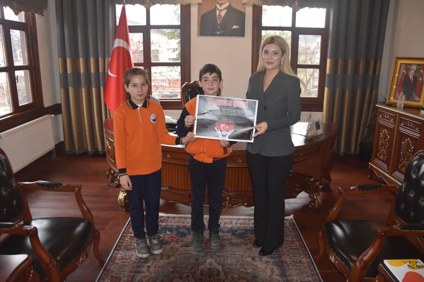 Yardım kermesinde 15 bin lira toplandı;