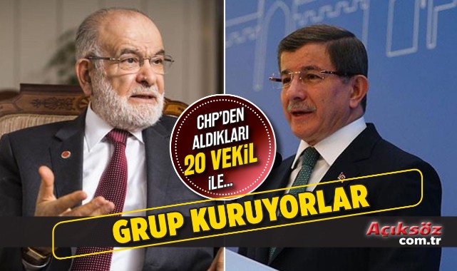 Saadet ve Gelecek grup kuruyor;