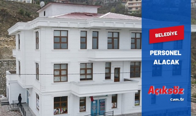 Belediye, personel alıyor;