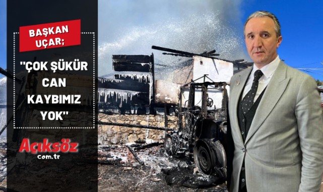 "Çok şükür can kaybımız yok";