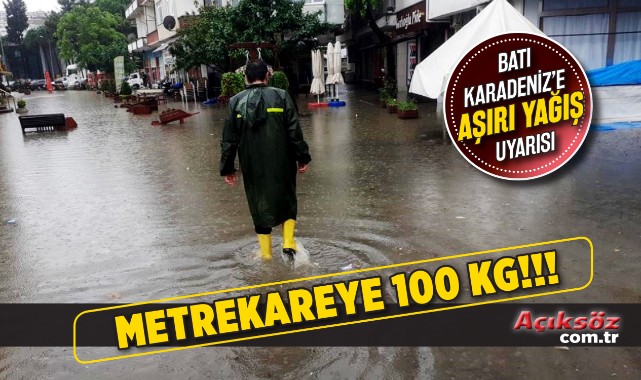 Batı Karadeniz’e aşırı yağış uyarısı;
