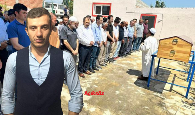 Kazada hayatını kaybeden Mustafa Emre, son yolculuğuna uğurlandı;