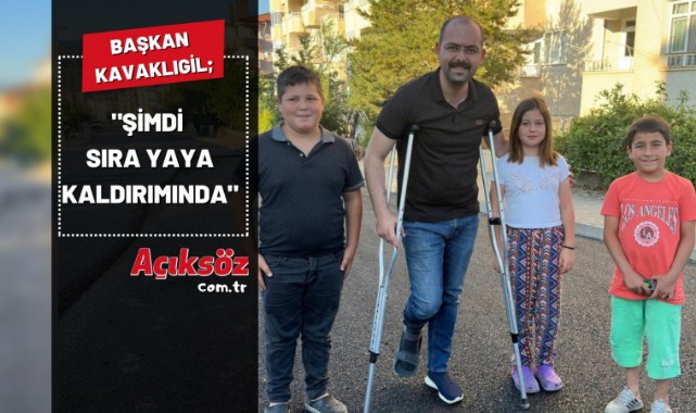 "Sıra yaya kaldırımlarında...";