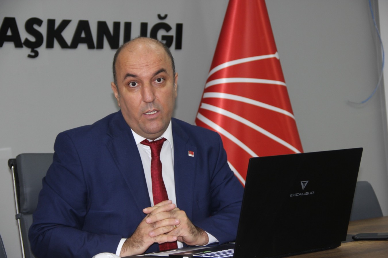 CHP İl Başkanı Hikmet Erbilgin'den büyük hadsizlik!;