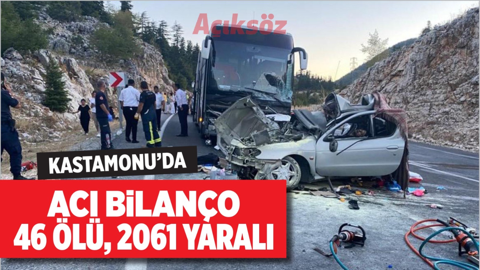 Kastamonu’da acı bilanço: 46 ölü, 2061 yaralı!;