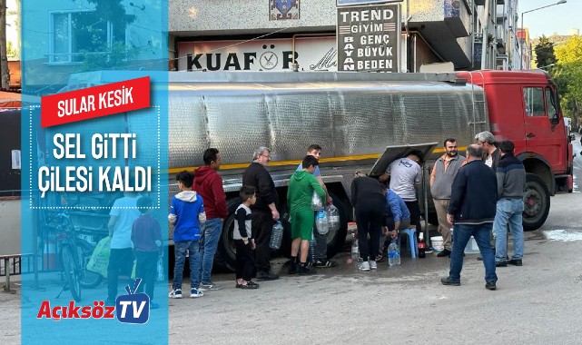 Vatandaşa tankerlerle su dağıtılıyor;