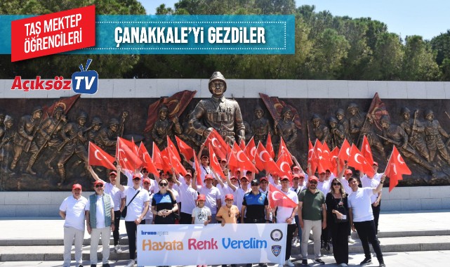 Taş Mektep öğrencileri Çanakkale’yi gezdi;