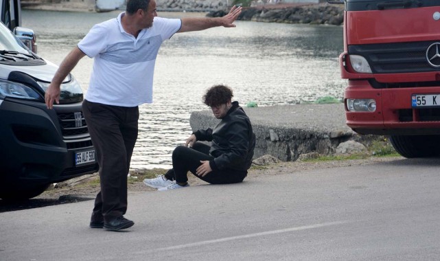 Hamsi suyu kazaya yol açtı: 1 yaralı;
