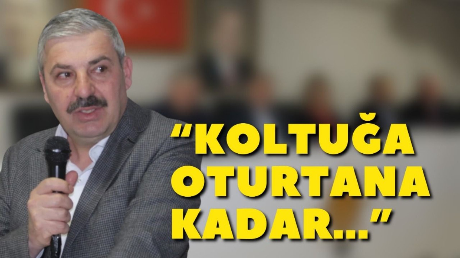 İl Başkanı Ünlü; 'Koltuğa oturtana kadar, çalışacağız...';