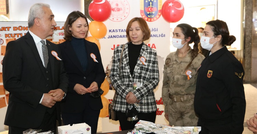 Jandarma kadınlar gününde etkinlikler düzenlendi;