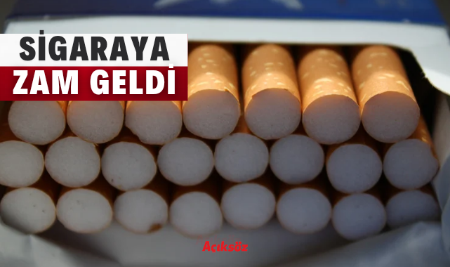 Sigaraya beklenen zam geldi;