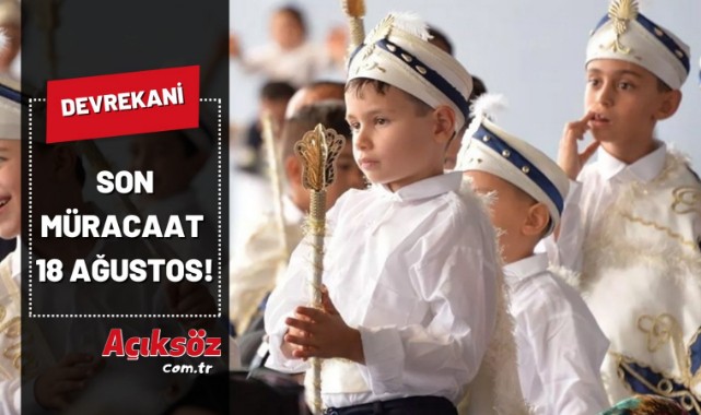 Devrekani'de sünnet töreni yapılacak: 'Son müracaat 18 Ağustos';