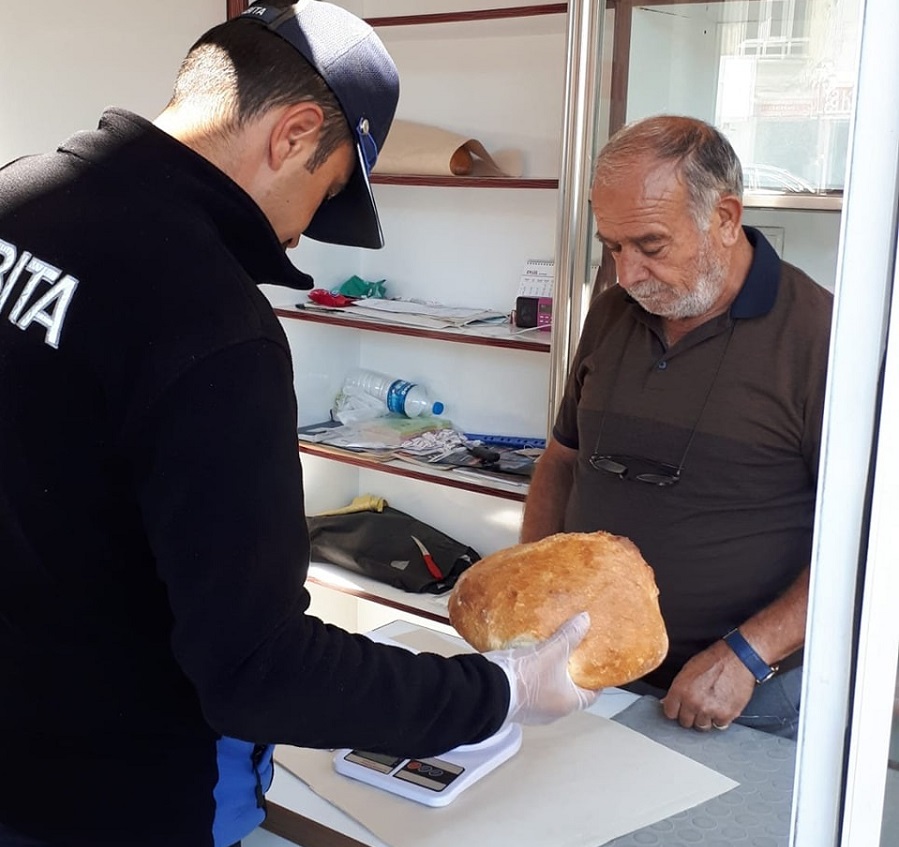 Ekmek fiyat ve gramajları denetlendi;