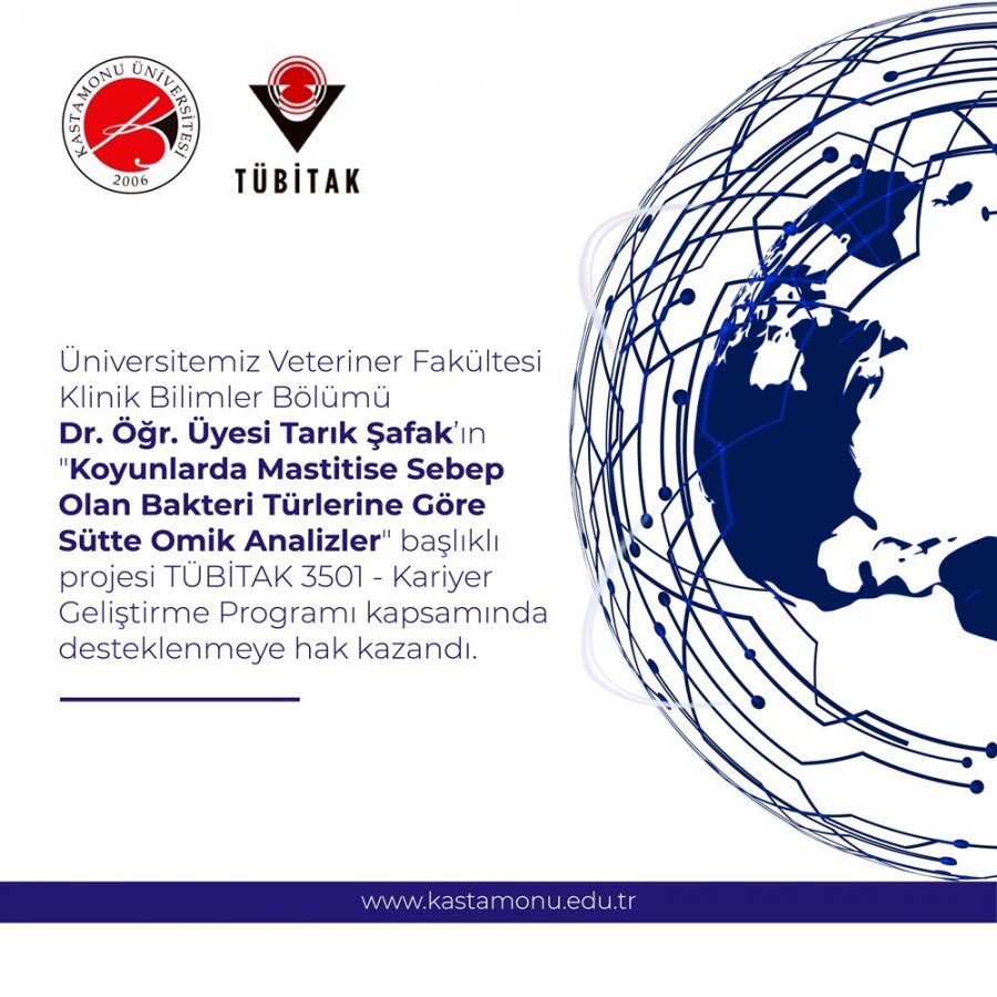 KÜ projeleri TÜBİTAK tarafından destek kazanmaya devam ediyor;