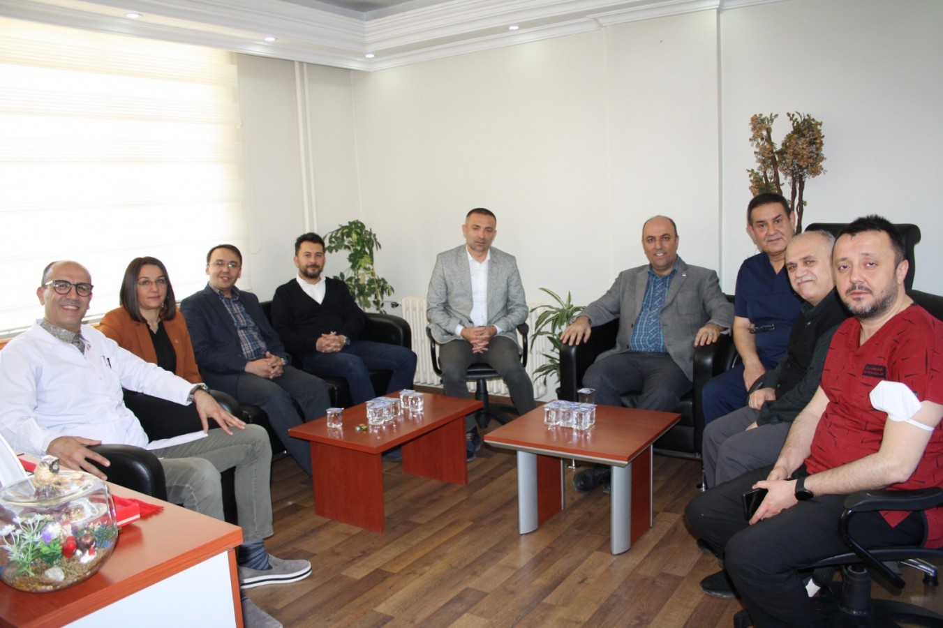 Baltacı’dan Anadolu Hastanesi’ne ziyaret;