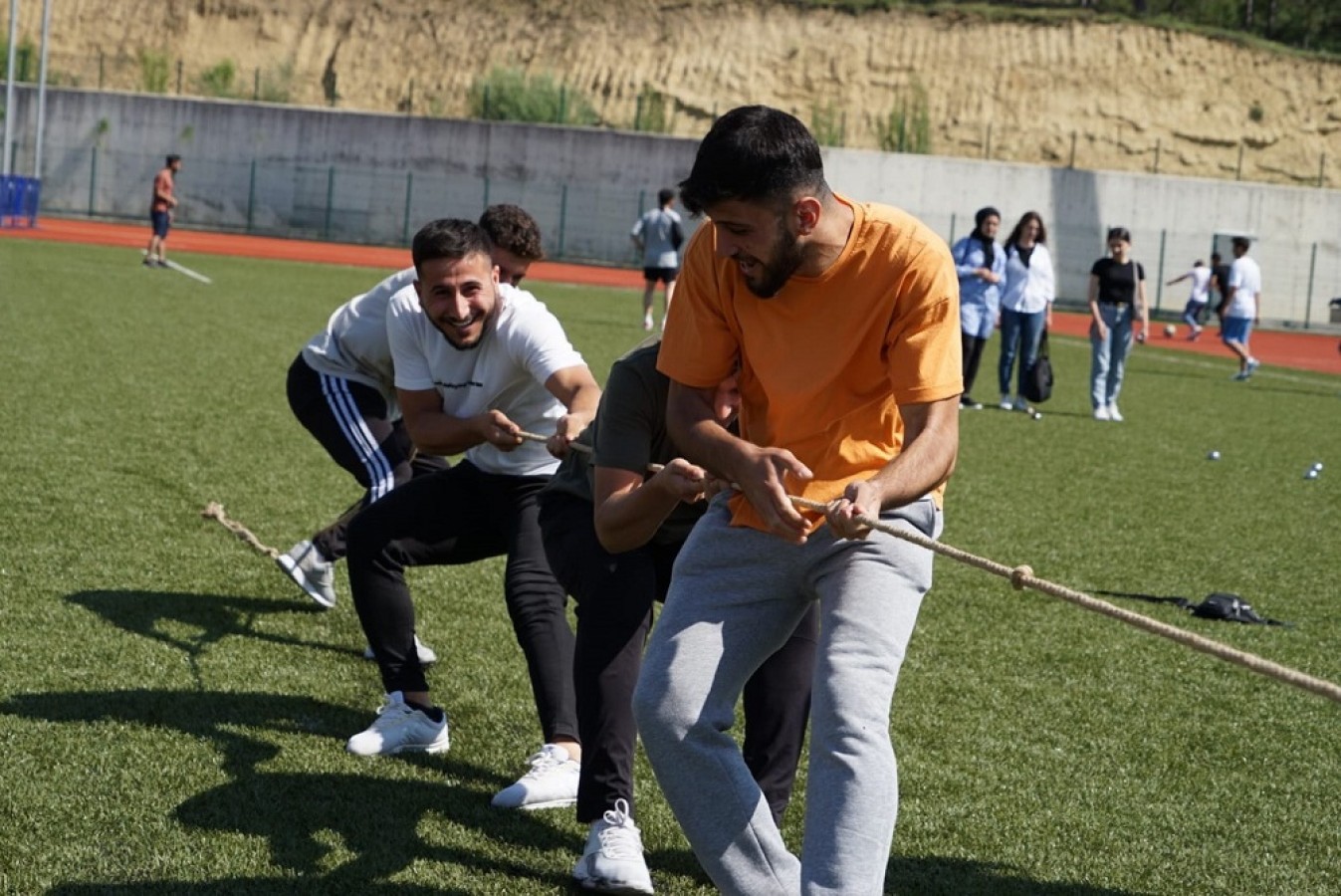 Öğrenciler, hem yarıştı hem eğlendi;