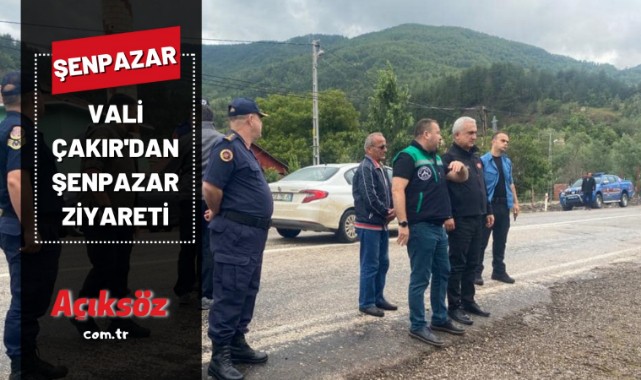 Vali Çakır Şenpazar'ı ziyaret etti;