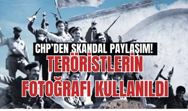 CHP’den skandal paylaşım! 100.yıl videosunda teröristlerin fotoğrafı kullanıldı!