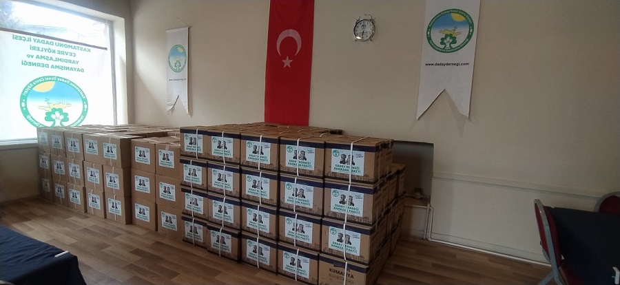 İstanbul'dan Daday'a yardım eli;