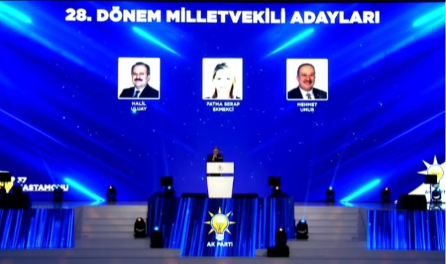 Kastamonu adayları, Erdoğan’ın yanında