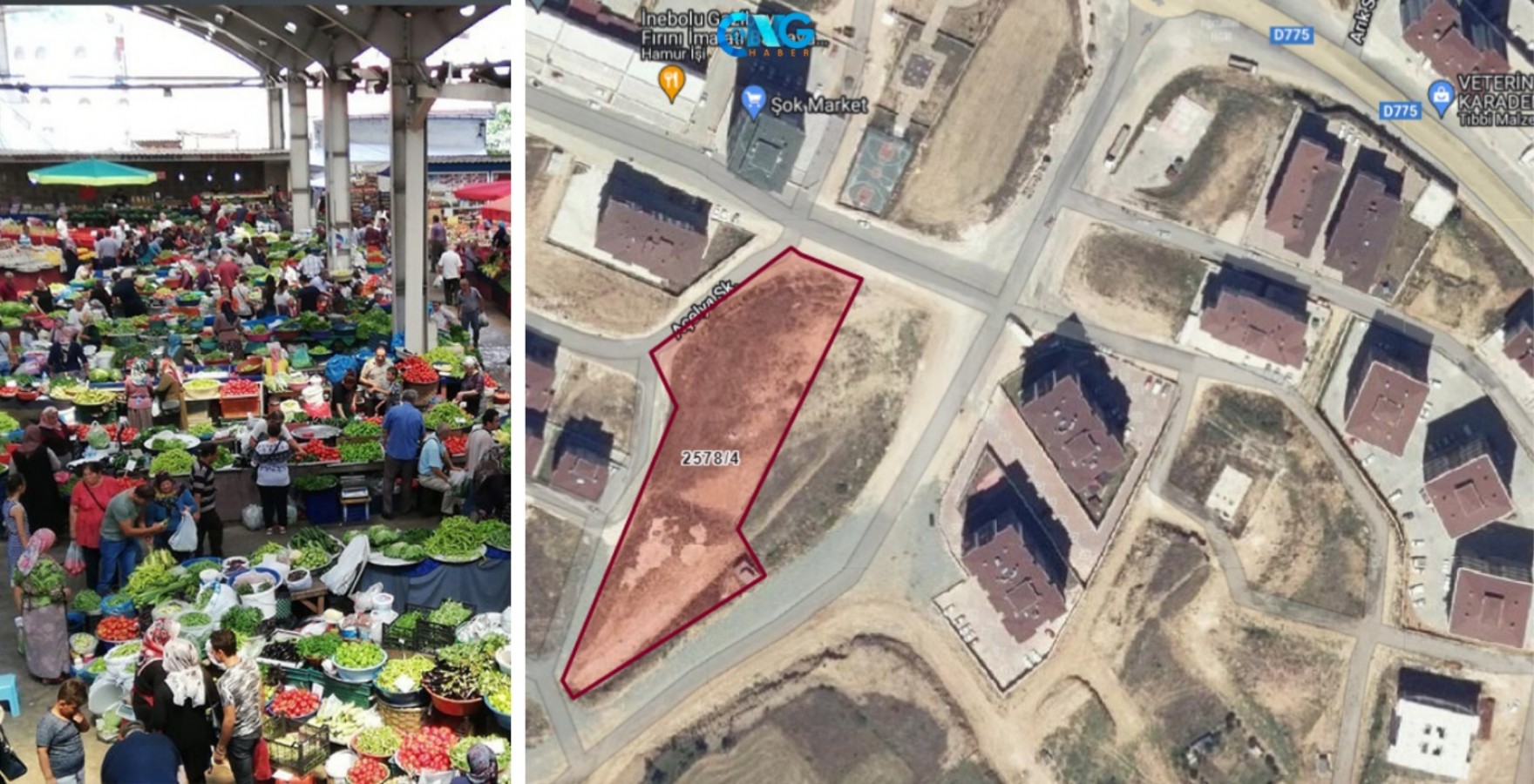 Tosya Yolu'na halk pazarı kurulacak;