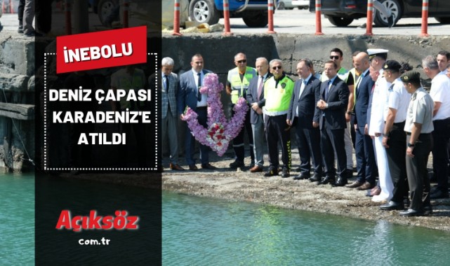 Deniz çapası Karadeniz'e atıldı;