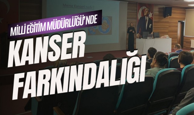 Kastamonu MEM'de Kanser farkındalığı;